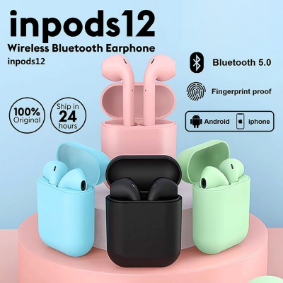 Picture of Inpods 12 Tws wireless Bluetooth Headsets in-Ear Headphones 