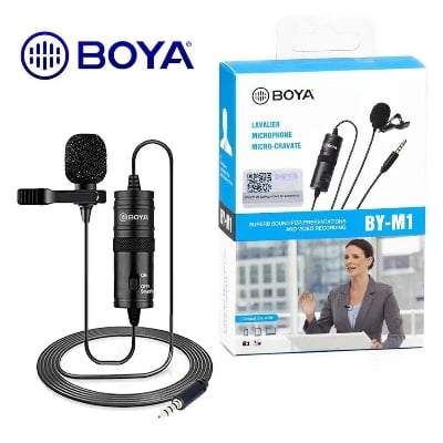 Picture of BOYA BY M1 Microphone Boya Professional Microphone for Mobile and DSLR - Multicolor