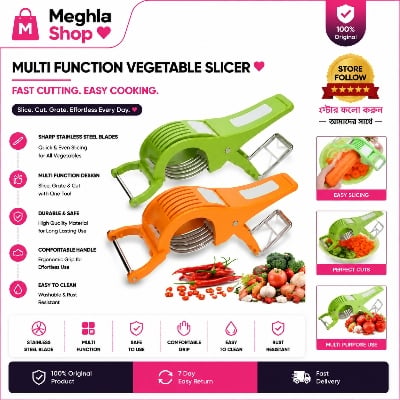 Picture of Vegetable/ Fruit Multi Cutter and Peeler - Multicolor