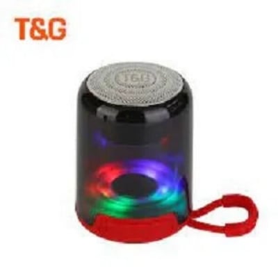 Picture of TG-314 LED Light Wireless Bluetooth Speaker, Portable Lanyard Mini Card Speaker, Support AUX, FM Radio, Call Function 