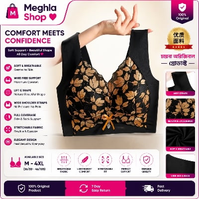 Picture of Imported New design Bra Stylish Soft Comfortable Lace Padded Bra for Women (one piece) 
