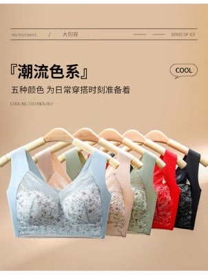 Picture of Imported New design Stylish Soft Comfortable Lace Padded Bra for Women (one piece) 