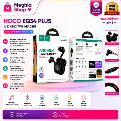 Picture of Hoco EQ34 Plus Rima New Wireless Earbuds Multicolor