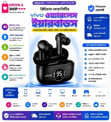 Picture of Hoco EQ22 Singer ANC+ENC True Wireless Earbuds | Bluetooth 5.4 | 13 mm Drivers | 7 H Playback (6 H ANC) | 400 mAh LED Display Case | Touch Controls | IPX5 Sweat‑Resistant | Type‑C Charging Black