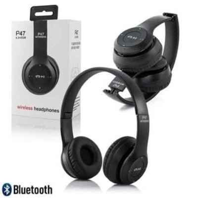 Picture of New P47 Wireless Bluetooth Headphone Stereo Earphone with SD Card Slot 