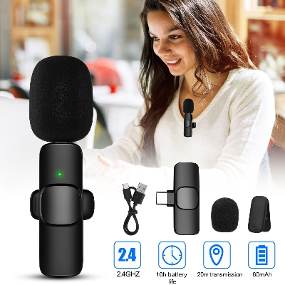 Picture of K8 Wireless Microphone (Type c) - Microphone Multicolor
