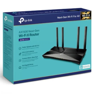 Picture of TP-Link Archer AX15 AX1500 Mbps Gigabit Dual-Band Wi-Fi 6 Router