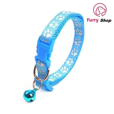 Picture of Dog/Cat Collar Neck Strap - Sky blue - Light blue - 