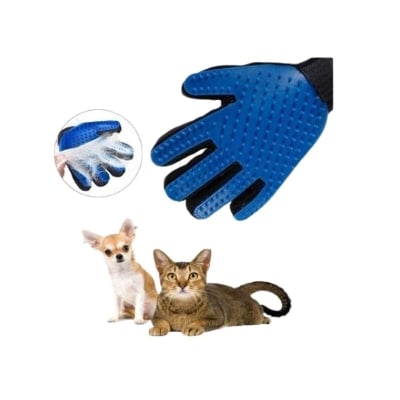 Picture of High Quality Custom Pet Grooming Product Cat Fur Dog Hair Remover Brush Glove - Blue - 