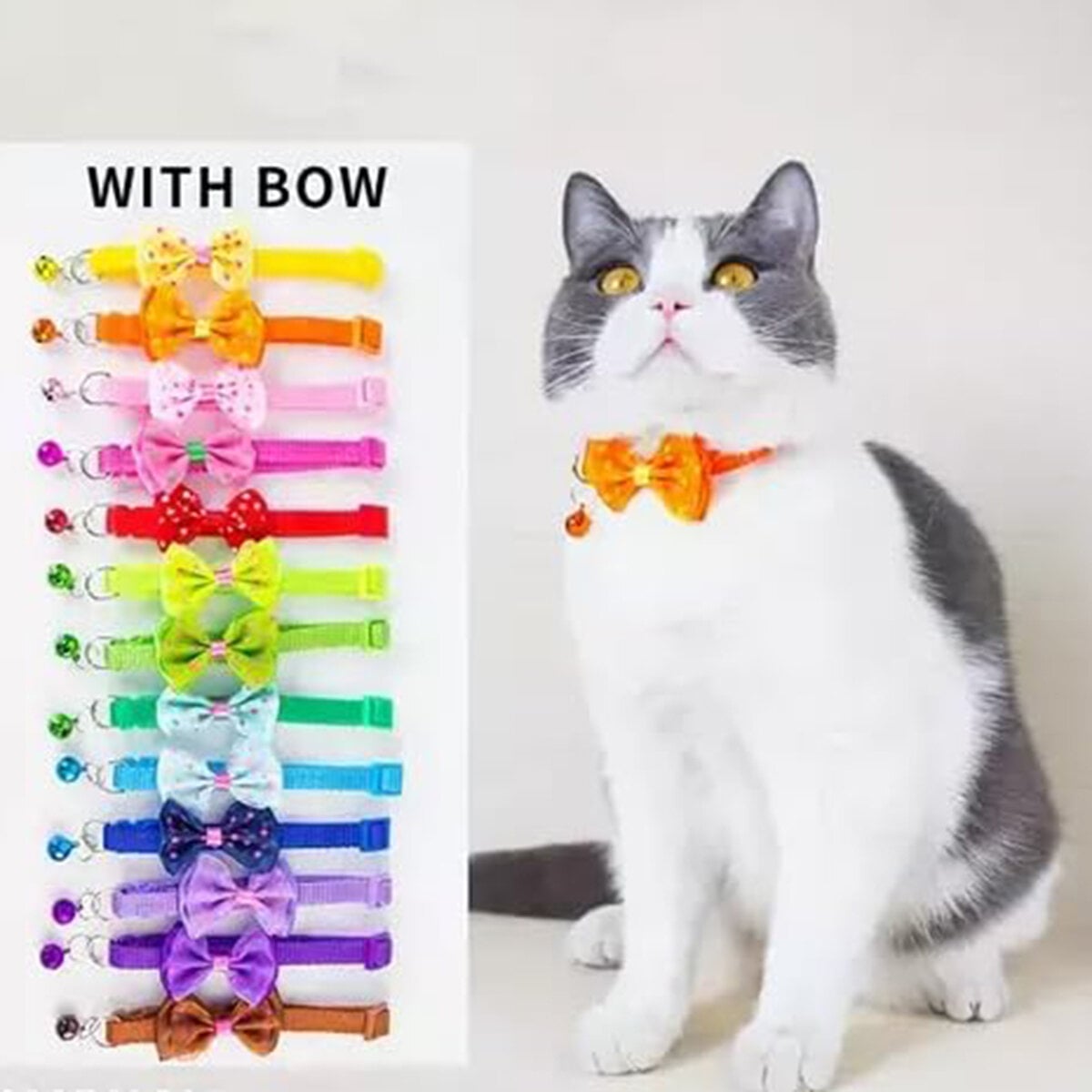 Picture of Bow/tie collar belt - multicolour - Multicolor - 