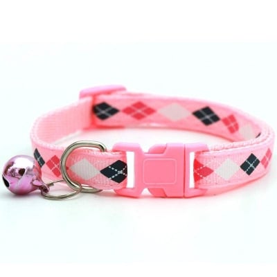 Picture of Diamond design Collar belt - Pink - Pink - 