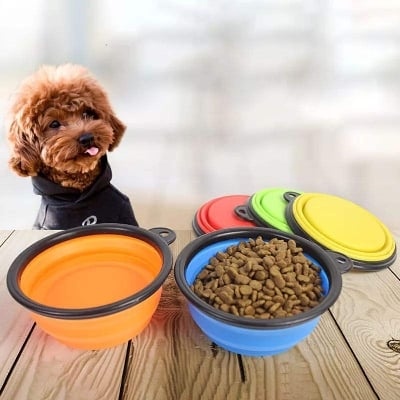 Picture of Cat/Dog portable travel food bowl - 10 gm