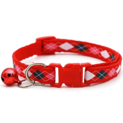 Picture of Diamond Design collar belt - Red - Red - 
