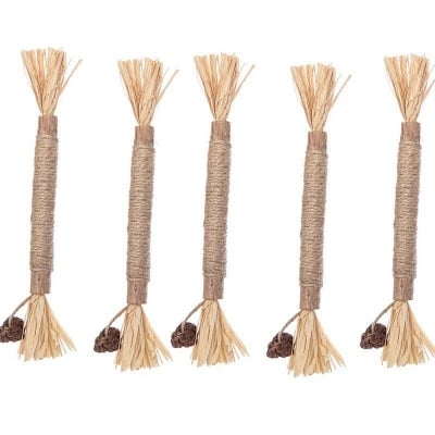 Picture of 1 Pcs Cat Teeth Cleaning Stick Pure Natural Catnip Kitty Molar Toothpaste Rods - 10 gm