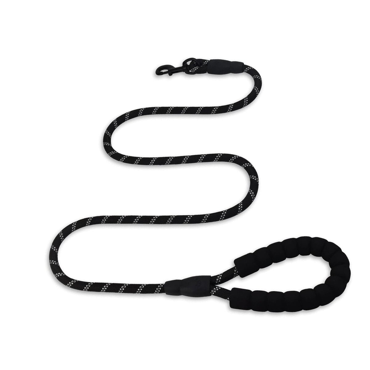 Picture of Strong Dog Leash Handle And Highly Reflective Threads For Small Medium And Large Dogs Nylon Leash Pet Safety Belt - Black - 