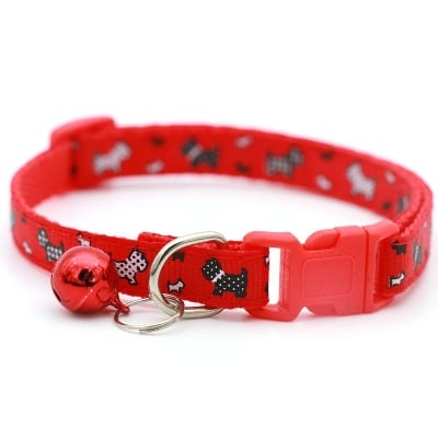 Picture of Puppy Neck Strap Soft For Small Dog Collars Cat Belt - Red - Red - 