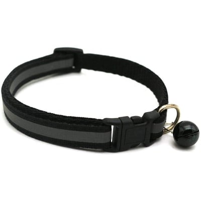 Picture of Bell Poppy For Beller Caller Caller Belt With Adjustable Reflective Pet Cat Caller With Strap Soft - Black - 