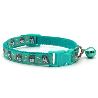 Picture of Dogprint Neck Strap Soft For Small Dog Collars Cat Belt - Mint Colour - Mint - 
