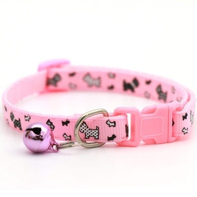 Picture of Puppy Neck Strap Soft For Small Dog Collars Cat Belt - Pink - Pink - 