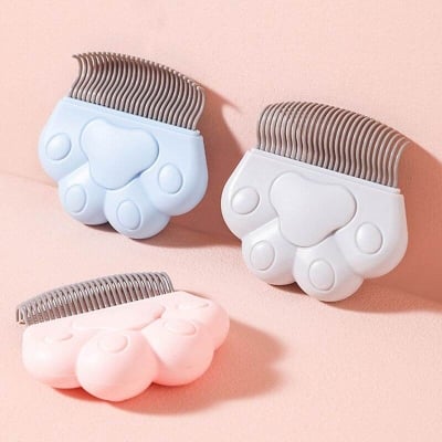 Picture of High Quality Cat and Dog Anti Lice Paw Comb remove flea and tick - Multicolor - 