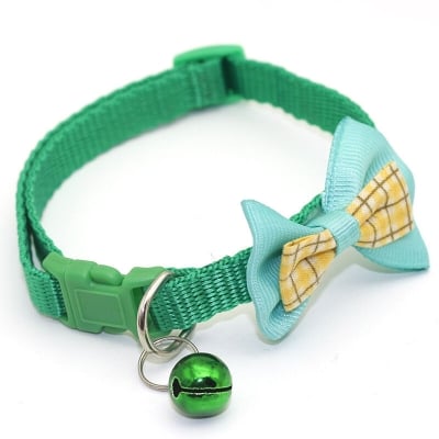 Picture of Unique Design bow/tie collar belt - Green - Green - 