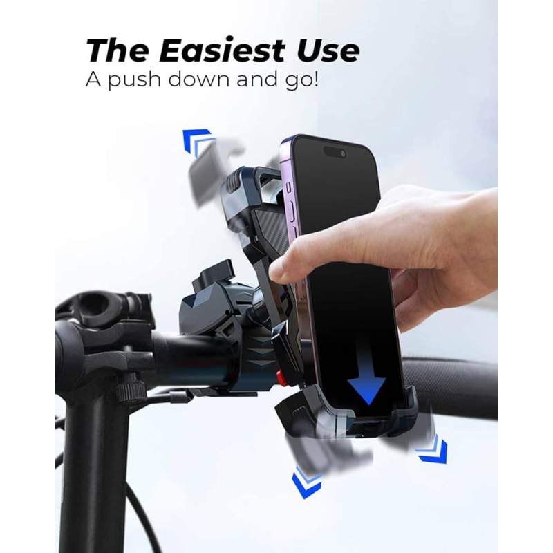 Picture of Driving Time Mobile Phone Holder For Bike And Bicycle - Phone Stand - Mobile Stand-Black