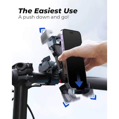 Picture of Driving Time Mobile Phone Holder For Bike And Bicycle - Phone Stand - Mobile Stand-Black