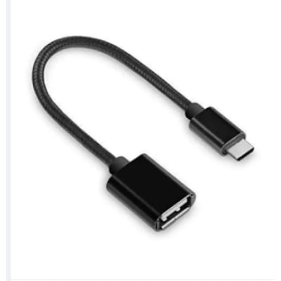Picture of Type C OTG USB Adapter , USB-C to USB 3.0 OTG Adapter Type C Male to USB Female Adapter for all SmartPhone etc-Black