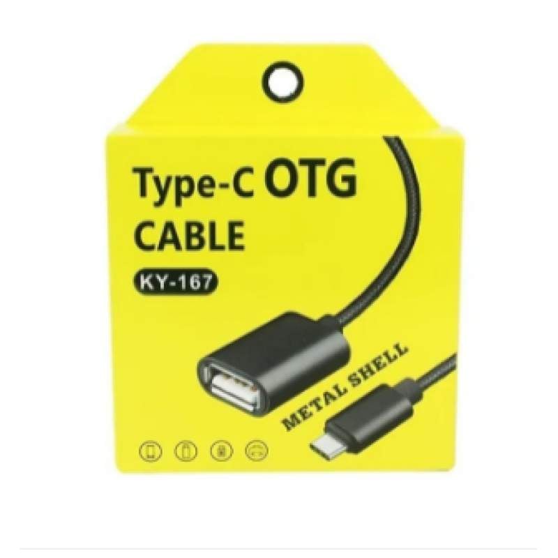 Picture of Type C OTG USB Adapter , USB-C to USB 3.0 OTG Adapter Type C Male to USB Female Adapter for all SmartPhone etc-Black