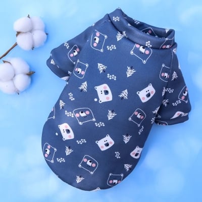 Picture of Pet winter cloth velvet clothe for cat/dog - multicolour - 50 gm