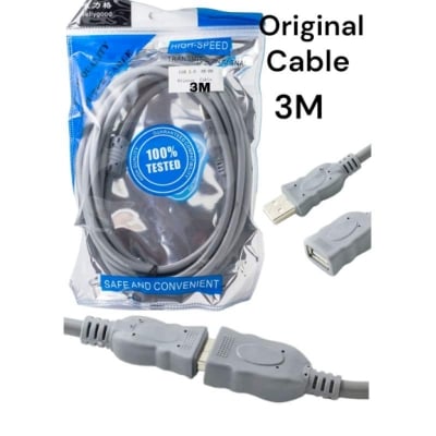 Picture of USB Extension Cable 3M Purple Durable High-Speed Data Transfer