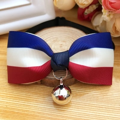Picture of Luxury Bow Design Cat Collar Neck Bow Strap - Multicolor - 