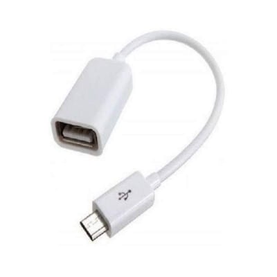 Picture of OTG Adapter Cable Micro USB OTG Converter Micro Connector Data Cable 1 Piece-Black
