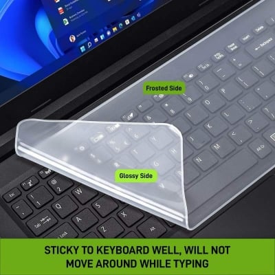 Picture of Laptop Keyboard Protector Any 15.6 Inch - Transparent-White