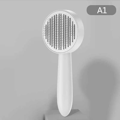 Picture of Cat Brush Pet Comb Self Cleaning Slicker Brush Remove Hair Grooming - Multicolor - 
