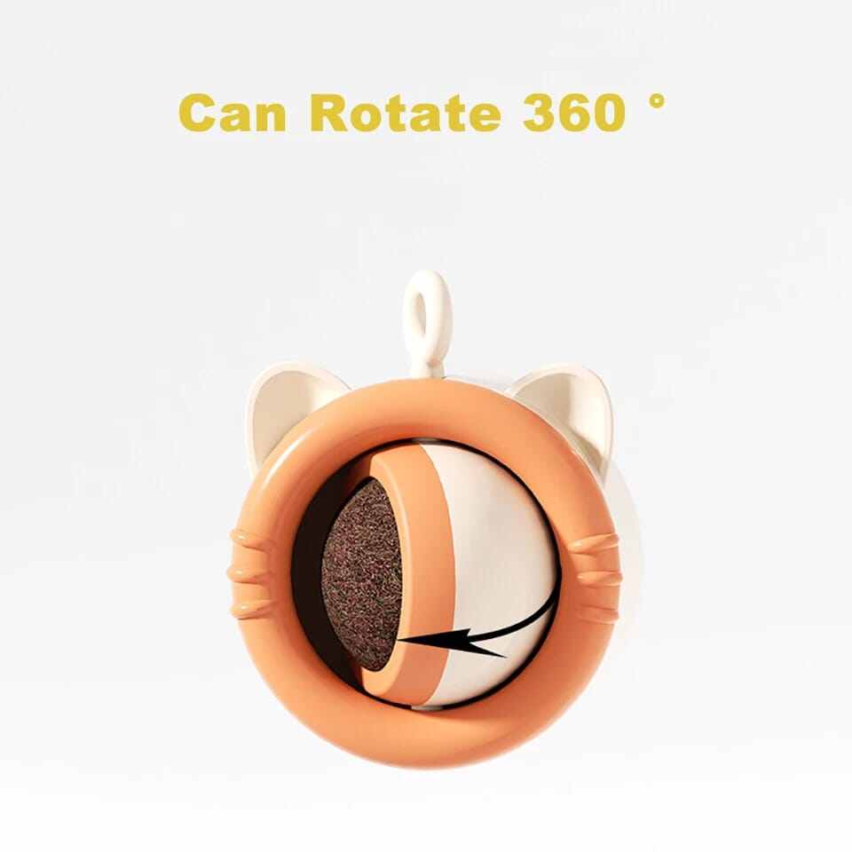 Picture of 360 degree Rotating Pet Catnip Toy Bite-resistant Licking Kitten Mint Catnip Balls - 10 gm