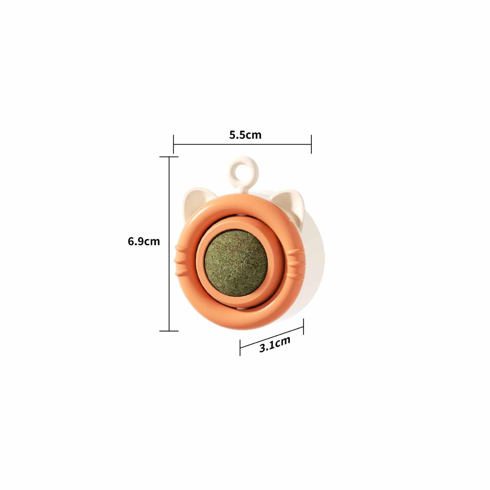 Picture of 360 degree Rotating Pet Catnip Toy Bite-resistant Licking Kitten Mint Catnip Balls - 10 gm