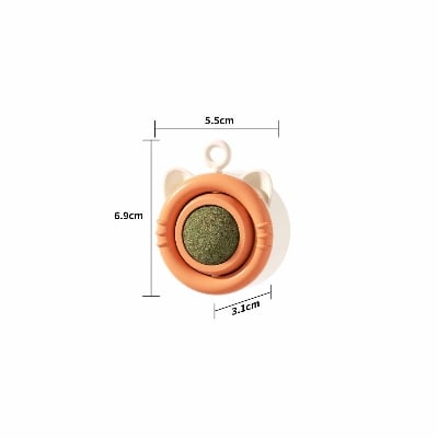 Picture of 360 degree Rotating Pet Catnip Toy Bite-resistant Licking Kitten Mint Catnip Balls - 10 gm