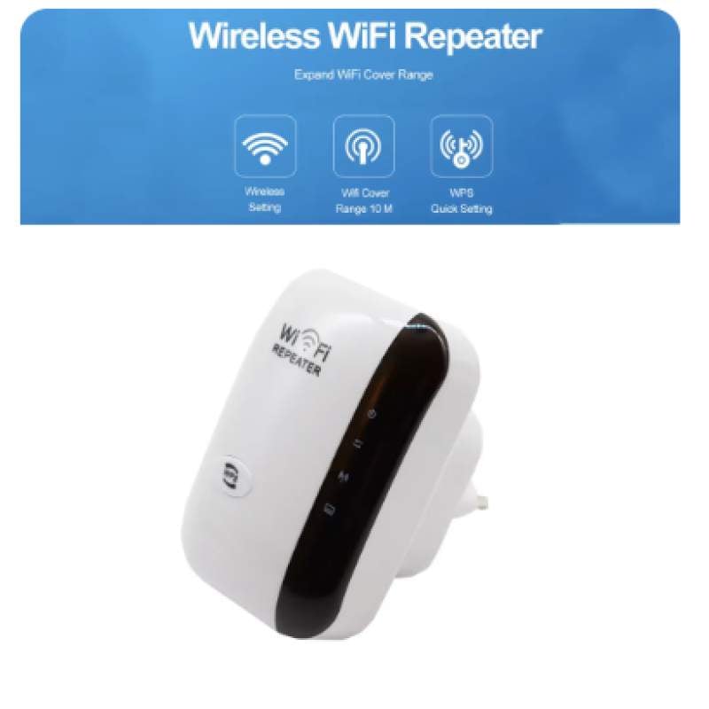 Picture of 300Mbps WiFi  Wireless-N 802.11 AP Router Extender Signal Booster Range-White