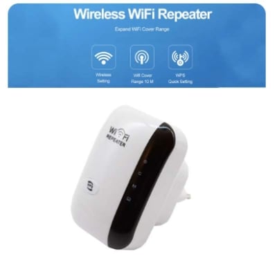 Picture of 300Mbps WiFi  Wireless-N 802.11 AP Router Extender Signal Booster Range-White