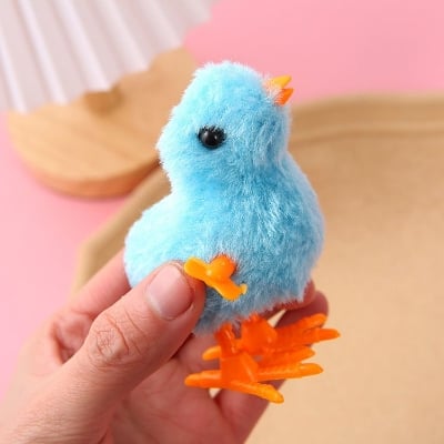 Picture of Clockwise Key Type Toy Chicken Toy 1Pieces/Baby Cute Cartoon Chick Wind Up Walking Chicken Toys - Multicolor - 