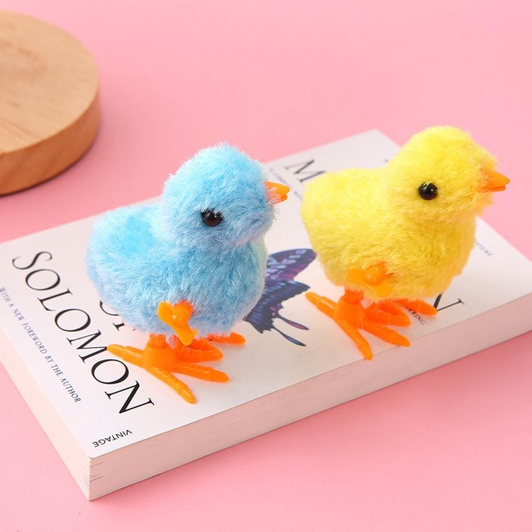 Picture of Clockwise Key Type Toy Chicken Toy 1Pieces/Baby Cute Cartoon Chick Wind Up Walking Chicken Toys - Multicolor - 