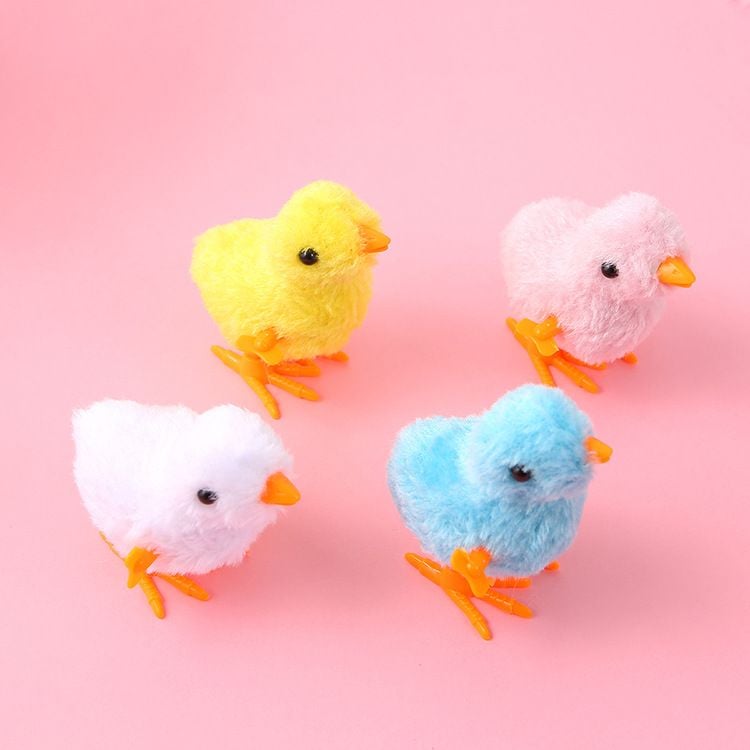 Picture of Clockwise Key Type Toy Chicken Toy 1Pieces/Baby Cute Cartoon Chick Wind Up Walking Chicken Toys - Multicolor - 