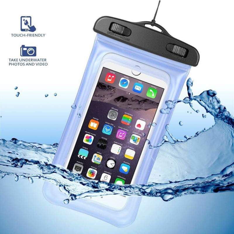 Picture of Waterproof Mobile Bag PVC Mobile Phone Cases Clear Pouch Case Water Proof Cell Phone Bag With Lanyard-Multicolor