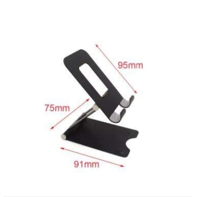 Picture of A30 Foldable Adjustable Metal Phone Holder Portable Desktop Unilversal Phone Tablet-Black
