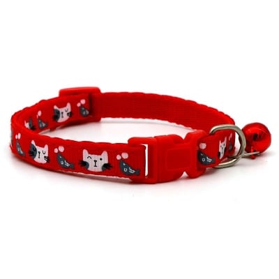 Picture of Dogprint Collar belt for cat/dog -Red - Red - 