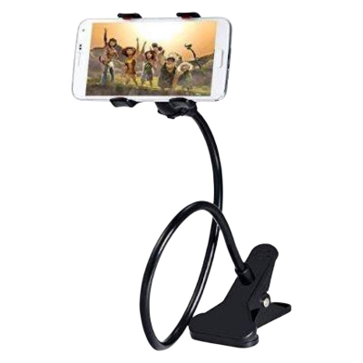Picture of Clip Mobile Phone Holder Stand 360 Flexible Clip Base Smartphone Holder 360 Rotate for Live Streaming Shoot Video-Black