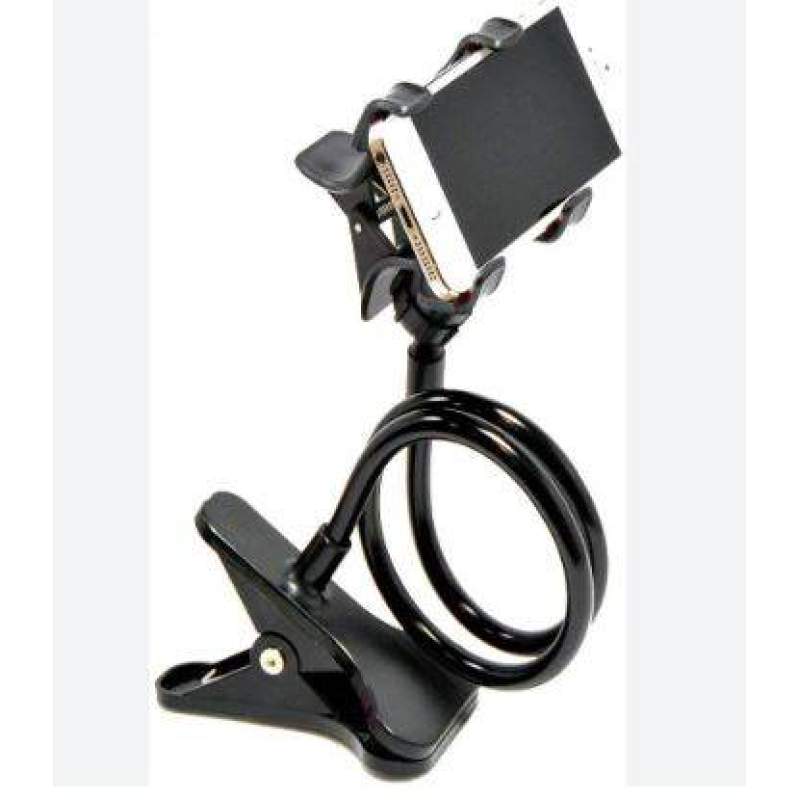 Picture of Clip Mobile Phone Holder Stand 360 Flexible Clip Base Smartphone Holder 360 Rotate for Live Streaming Shoot Video-Black