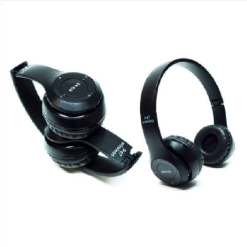 Picture of P47 Wireless Bluetooth Headphone Stereo Earphone-Black