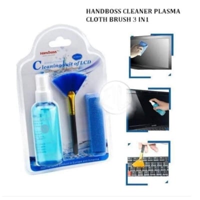 Picture of SCREEN LIQUID CLEANING KIT WITH BRUSH FOR LAPTOP, MONITOR, MOBILE, TV, CAMERA